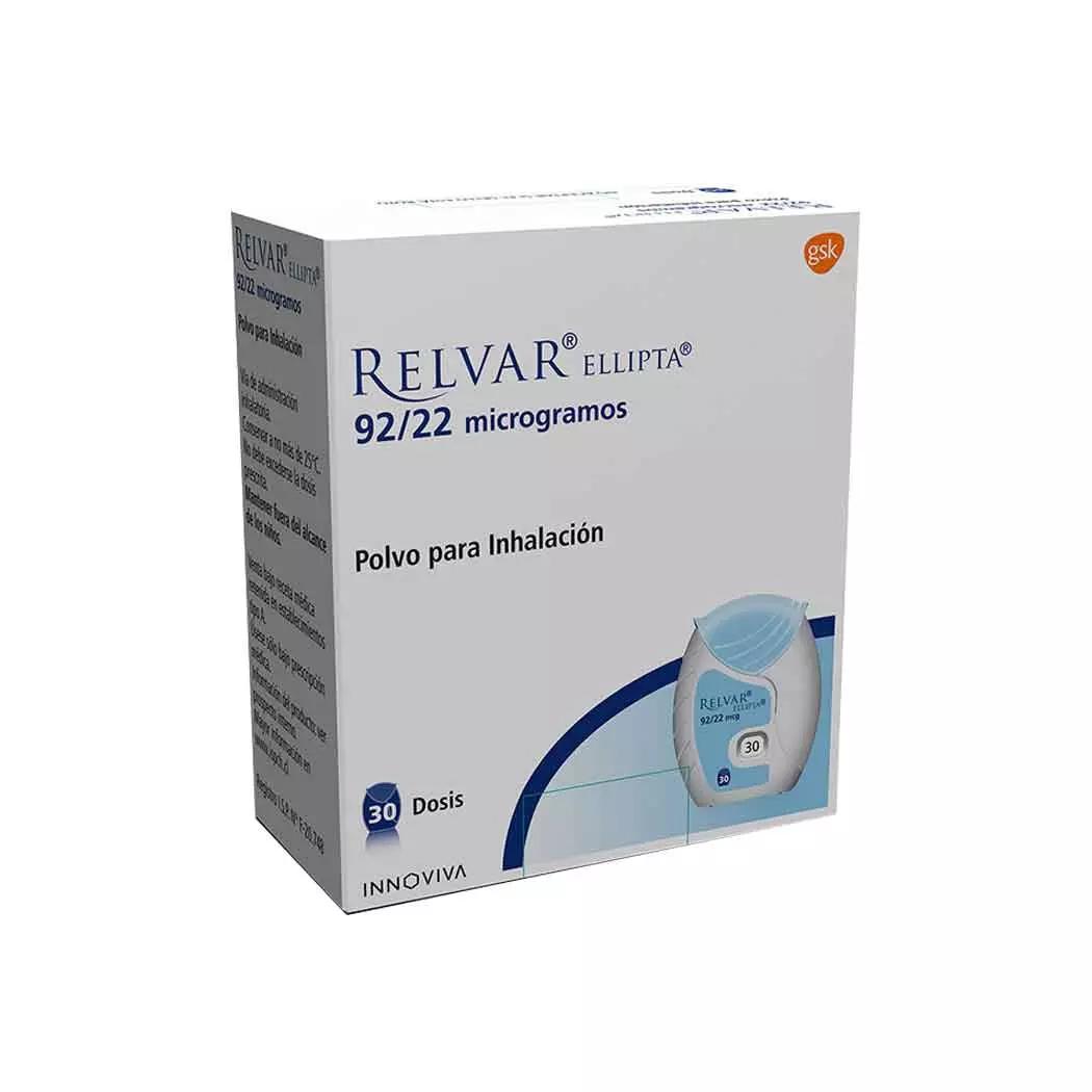 Relvar 92/22 Mcg x 30 Dosis