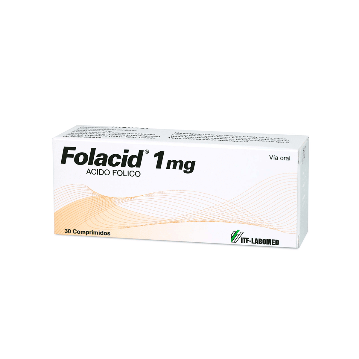 Folacid 1 mg x 30 Comprimidos 