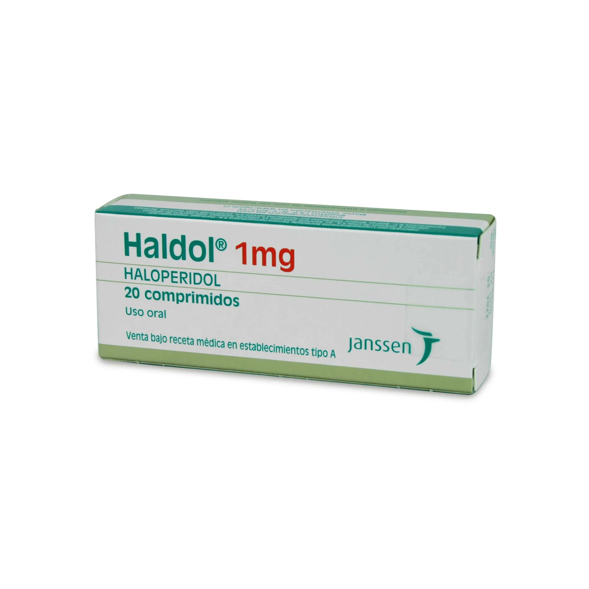 Haldol Haloperidol 1 mg 20 Comprimidos