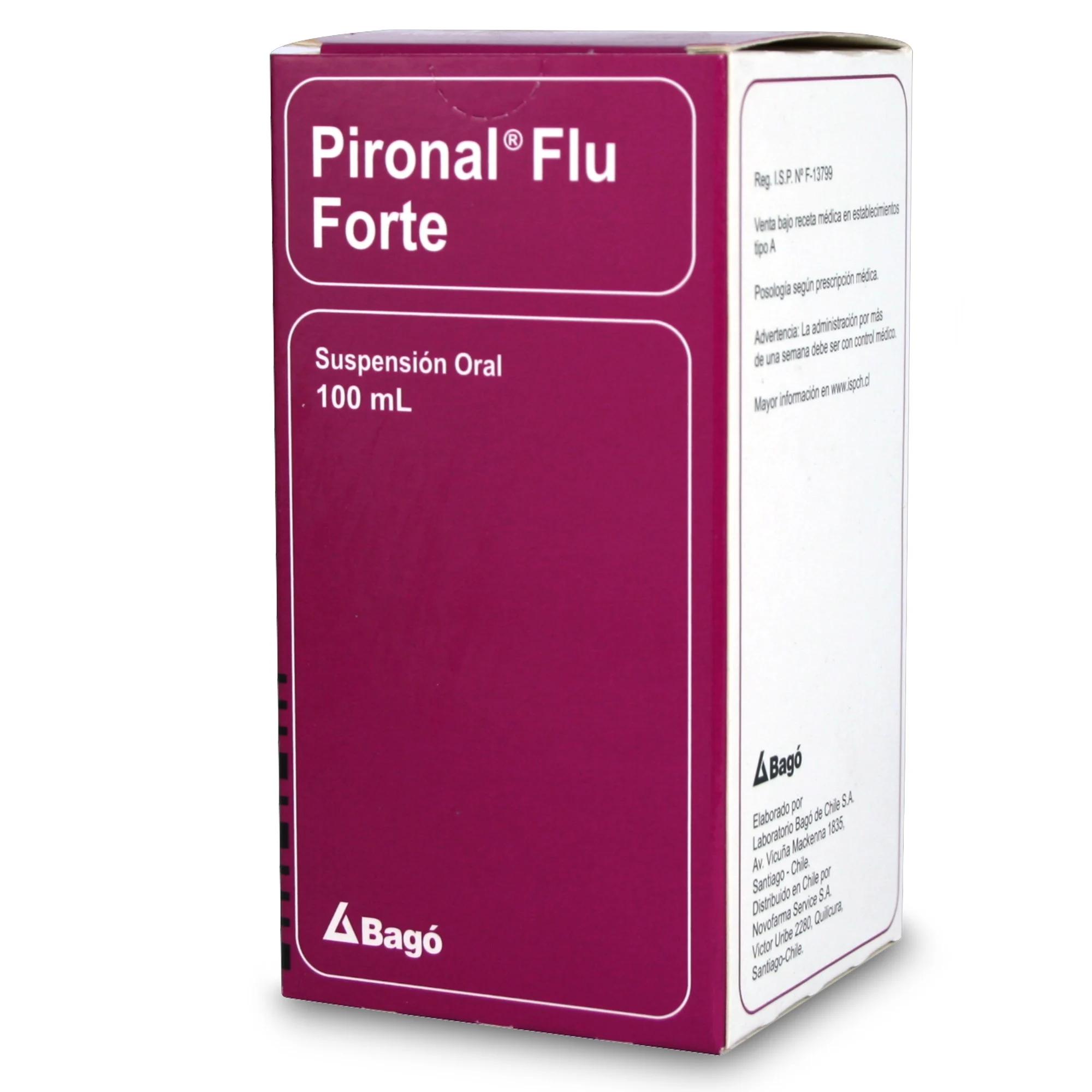 Pironal Flu Forte Ibuprofeno 200 mg Suspensión 100 mL