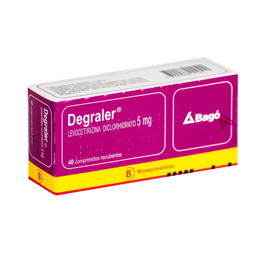 Degraler 5 mg x 40 Comprimidos