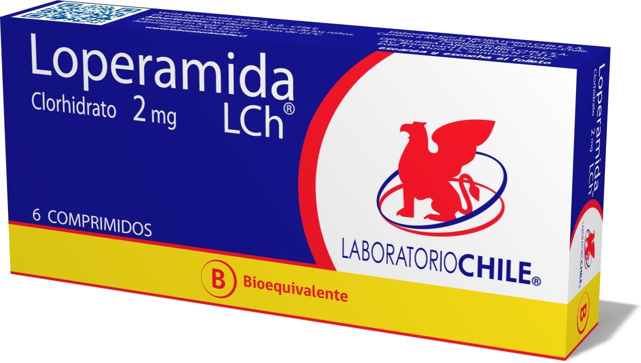 Loperamida Clorhidrato 2 mg x 6 comprimidos