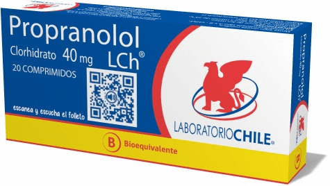 Propranolol 40 mg x 20 Comprimidos