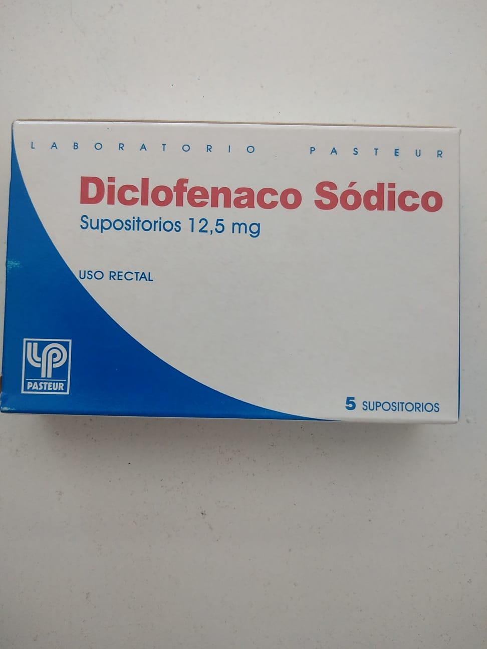 Diclofenaco Infantil 12,5 mg x 5 Supositorios