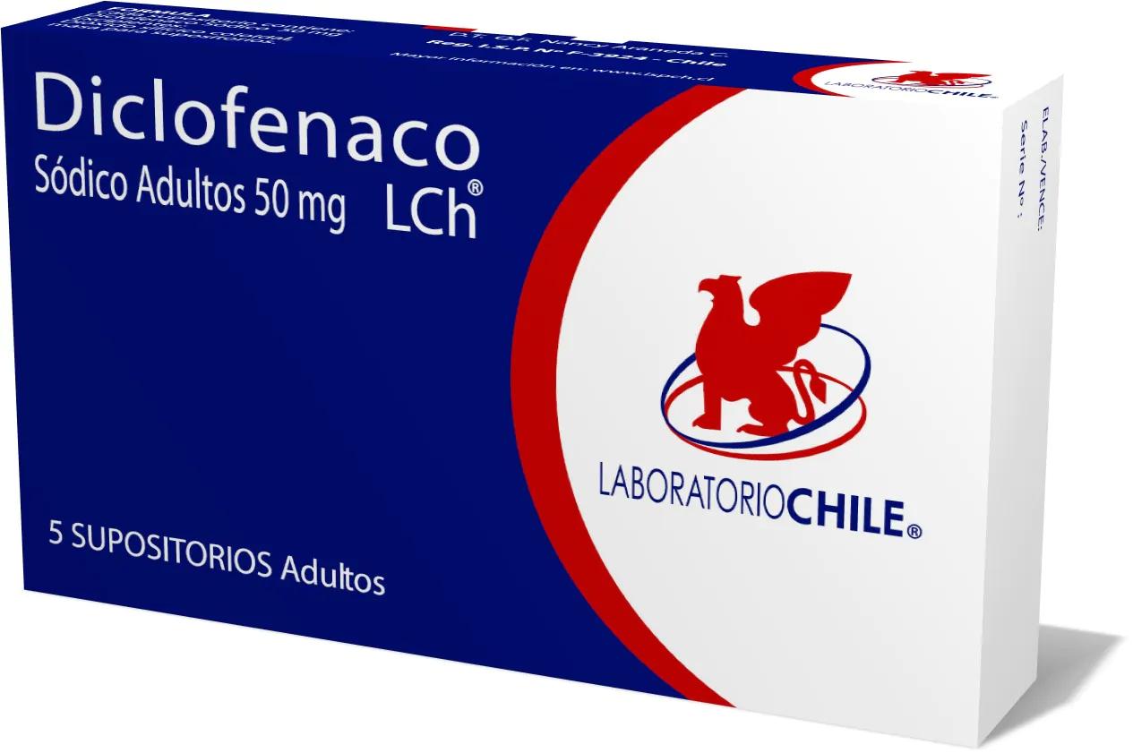 Diclofenaco Adulto 50 mg x 5 Supositorios