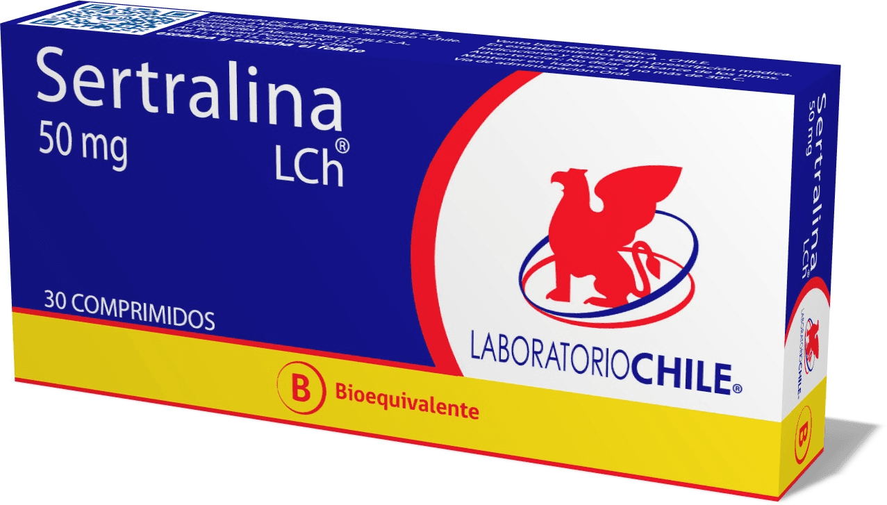 Sertralina 50 mg x 30 Comprimidos