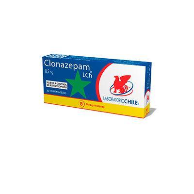 Clonazepam 0,5 mg x 30 Comprimidos