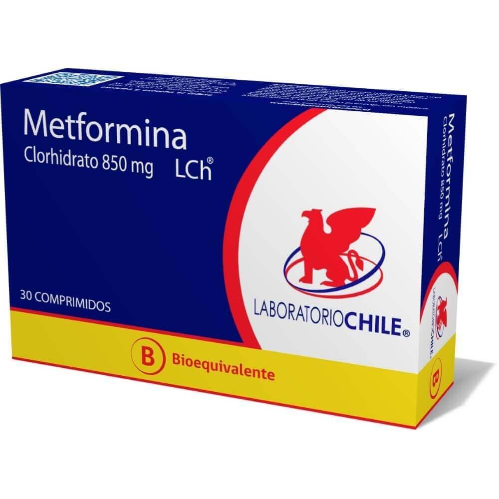 Metformina 850 mg x 30 Comprimidos