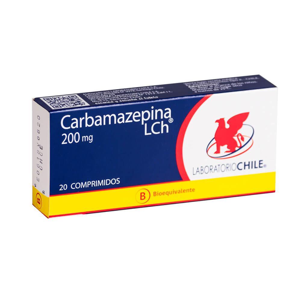 Carbamazepina 200 mg x 20 Comprimidos