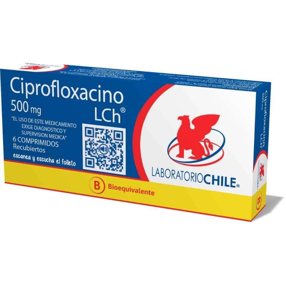 Ciprofloxacino 500 mg x 6 Comprimidos