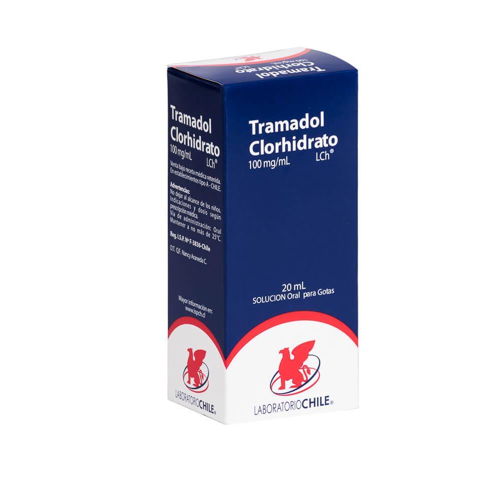 Tramadol 100 mg/ml x 20 ml Solución Oral Para Gotas