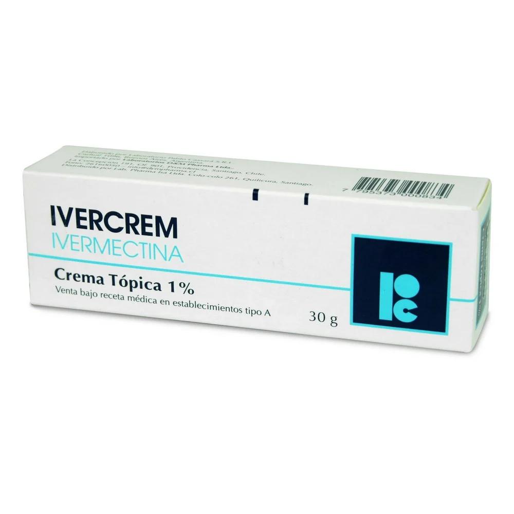 Ivercrem Ivermectina 1% Crema Tópica 30 gr