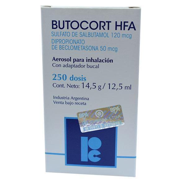 Butocort Hfa Aerosol P/Inhal. 250Ds