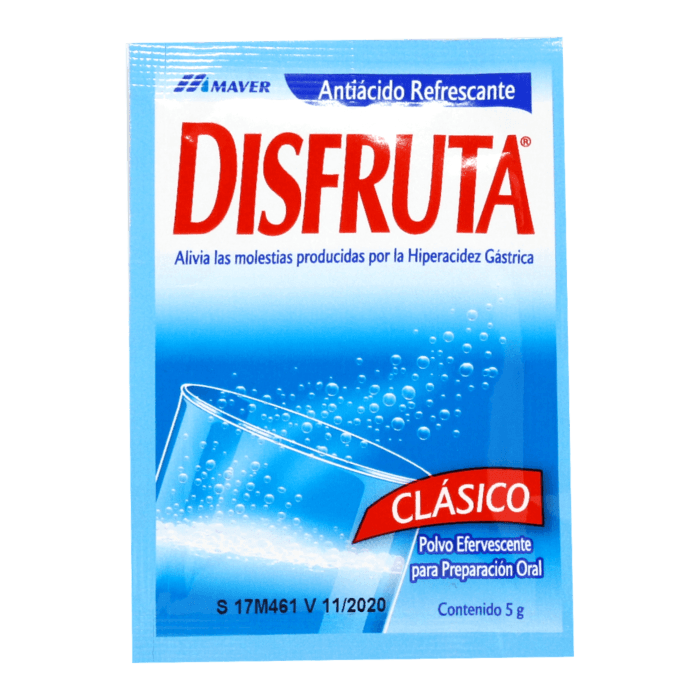 Disfruta Sal Efervescente Sabor Clásico x 1 Sobre