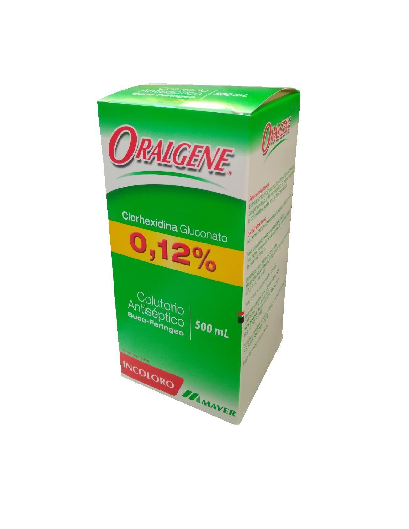 Oralgene 0,12 % Colutorio x 500 ml
