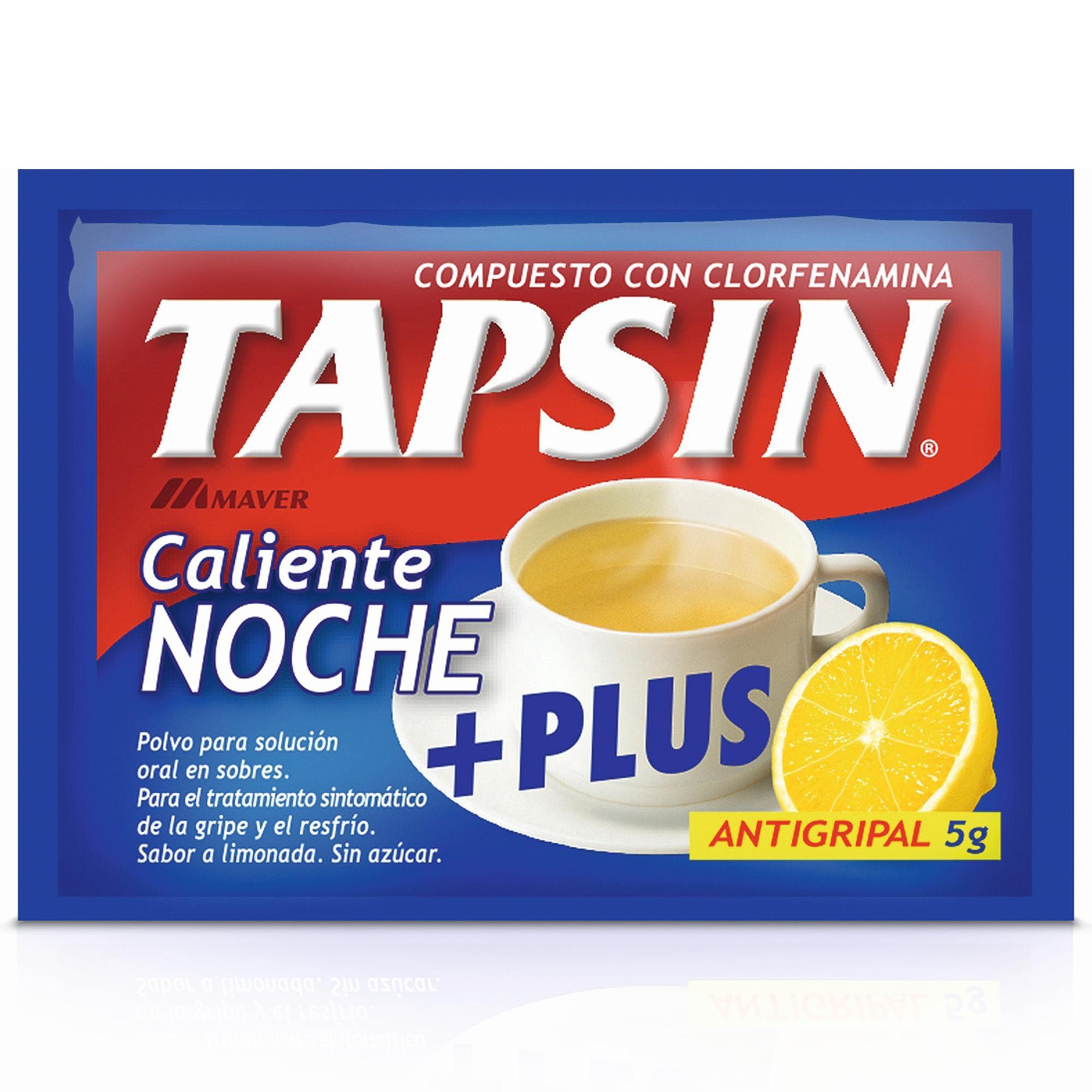 Tapsin Antigripal Caliente Noche Plus x 1 Sobre