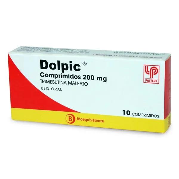 Dolpic 200 mg Trimebutina Maleato x 10 Comprimidos