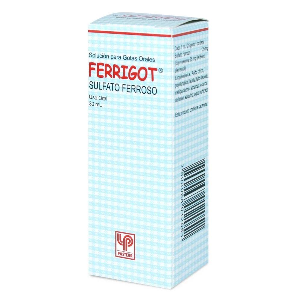 Ferrigot Sulfato Ferroso 25 mg Gotas 30 mL