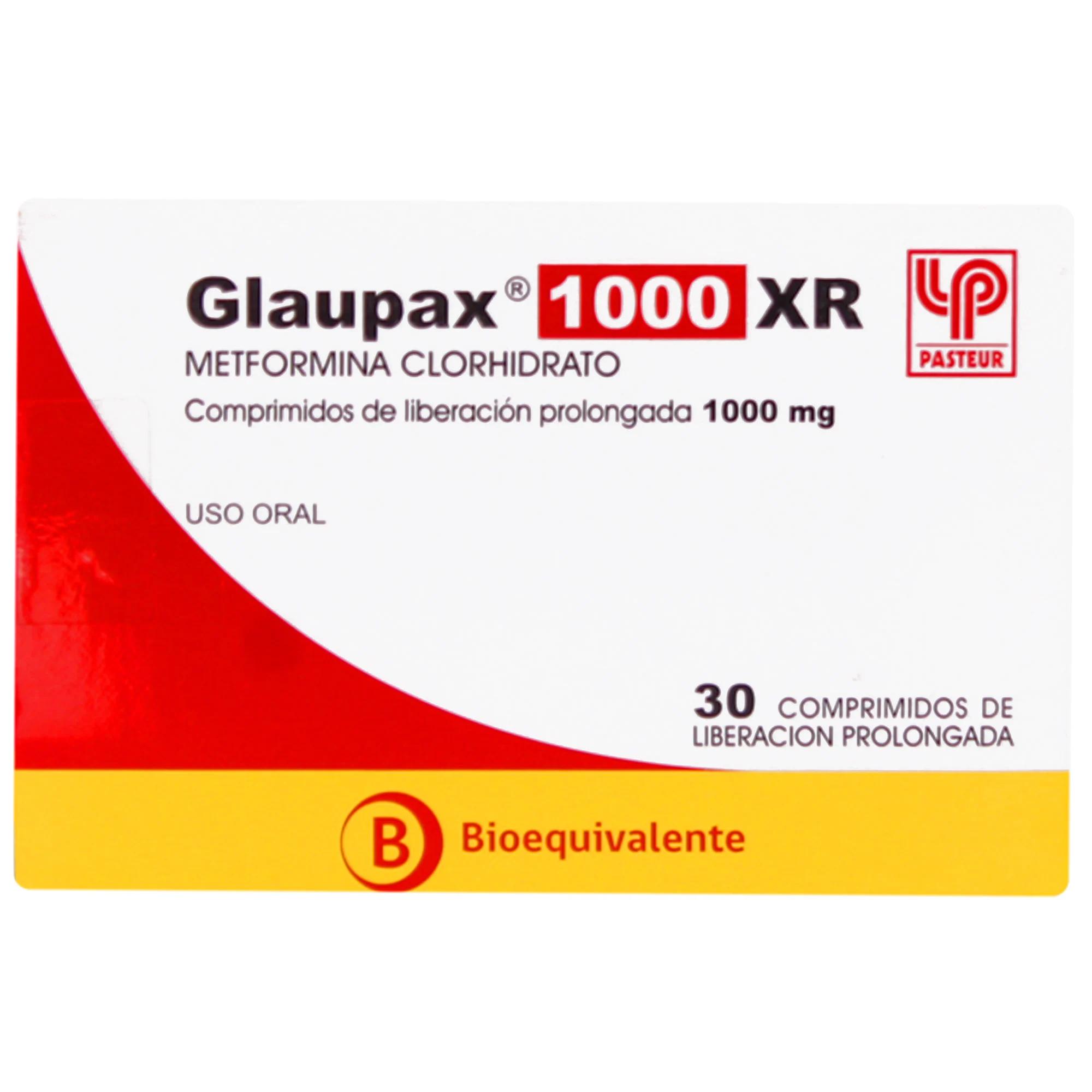 Glaupax 1000 xr x 30 Comprimidos