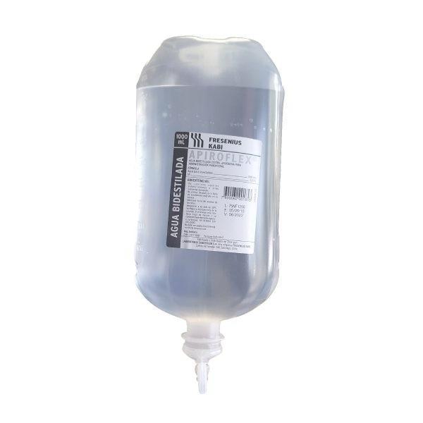 Agua Bidestilada x 500 ml Solución Inyectable