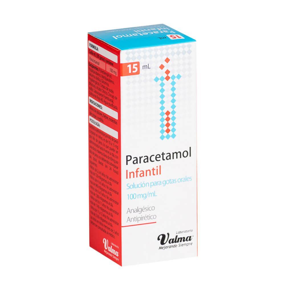 Paracetamol 100 mg/ml x 15 ml Solución Oral Para Gotas