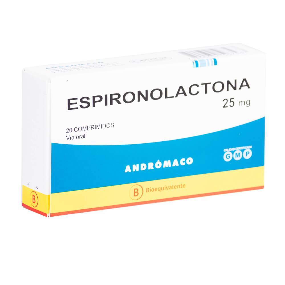 Espironolactona 25 mg x 20 Comprimidos