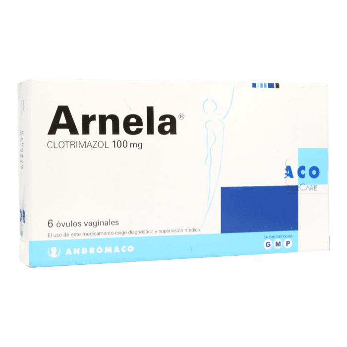 Arnela Clotrimazol 100mg Ovulos